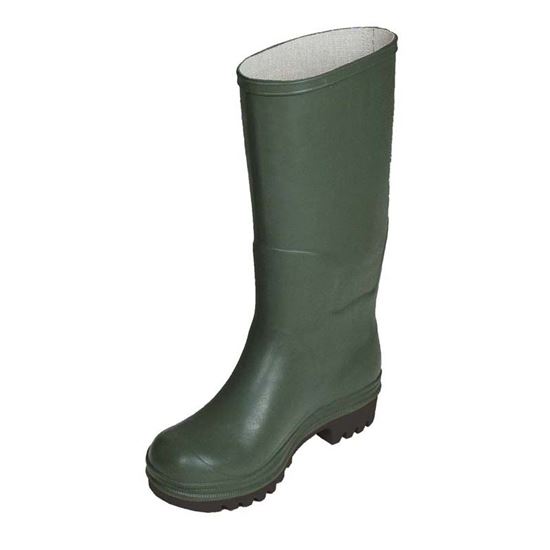 Immagine di STIVALE GINOCCHIO, IN PVC, SUOLA CARRARMATO, COLORE VERDE, MISURA 41