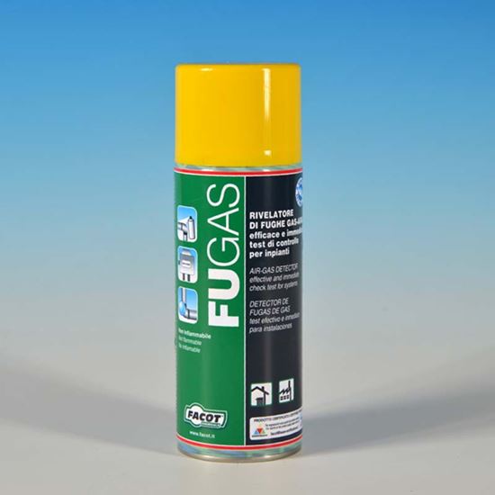 Immagine di CERCAFUGHE FUGAS, SCHIUMOSO, PER LA RILEVAZIONE DI FUGHE DI GAS E ARIA, SPRAY 400 ML