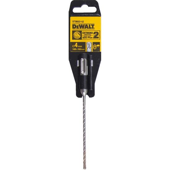 Immagine di PUNTA DEWALT, EXTREME 2, ATTACCO SDS-PLUS, 2 TAGLIENTI, PER MURO E CALCESTRUZZO, Ø 16X160 MM