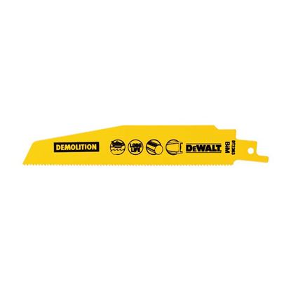 Immagine di LAMA DEWALT, PER SEGA GATTUCCIO, 2,5X152 MM, PER METALLO, PLASTICA E MULTISTRATO, 5 LAME