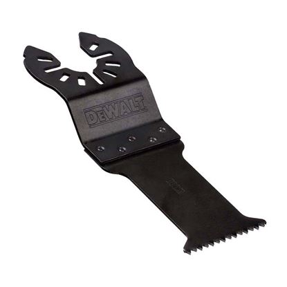 Immagine di LAMA DEWALT, PER TAGLI VELOCI SU LEGNO, PER UTENSILE MULTIFUNZIONE, TAGLIO 65X43 MM