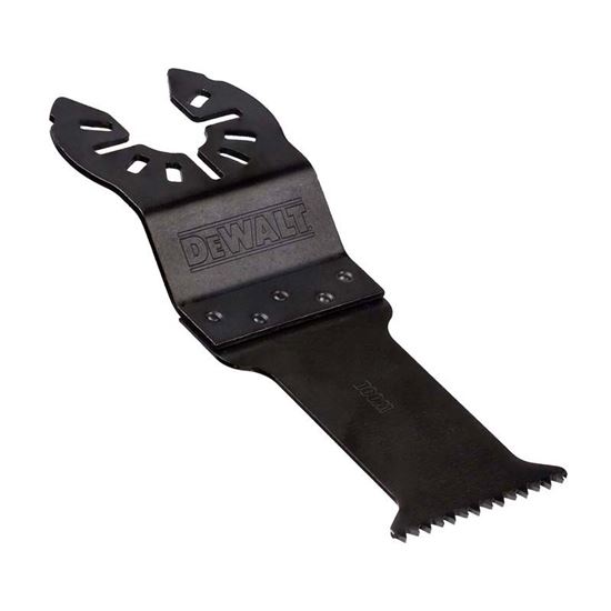 Immagine di LAMA DEWALT, PER TAGLI VELOCI SU LEGNO, PER UTENSILE MULTIFUNZIONE, TAGLIO 65X43 MM