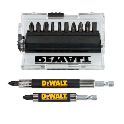 Immagine di ADATTATORE MAGNETICO DEWALT, DT70512, C/GUIDA 80/120 MM, PER AVVITATORI A IMPULSI, ATTACCO 1/4", 12 INSERTI ASSORTITI