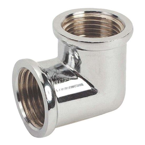 Immagine di GOMITO, OTTONE CROMATO, FF1/2"