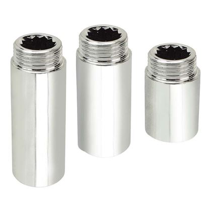 Immagine di PROLUNGA, OTTONE CROMATO, 3/4"X20 MM