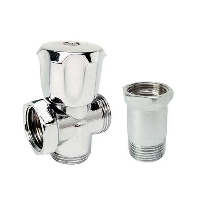 Immagine di RUBINETTO RETROGRUPPO, 3 VIE, CON DISTANZIATORE 3/4"