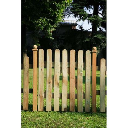 Immagine di CANCELLETTO RETTA, IN PINO IMPREGNATO, SPESSORE LISTELLI 20 MM, 100XH100 CM