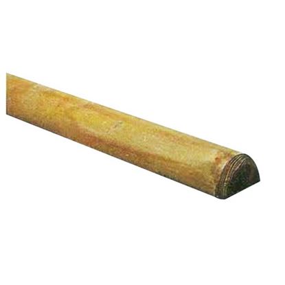 Immagine di PALO MEZZO TONDO, TORNITO, IN PINO IMPREGNATO, Ø 8X400 CM