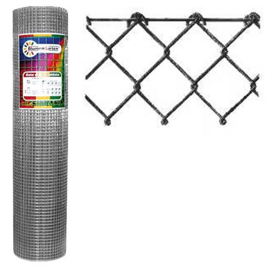 Immagine di RETE ELETTROSALDATA, WOLF, ZINCATA, 12X12, H 100, 25 MT