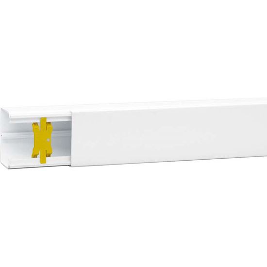 Immagine di CANALINA, COLORE BIANCO, 2 MT, 60X40 MM