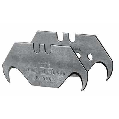 Immagine di LAMA UNCINO STANLEY, SPESSORE 0,60 MM, BASE 48 MM, 10 PEZZI