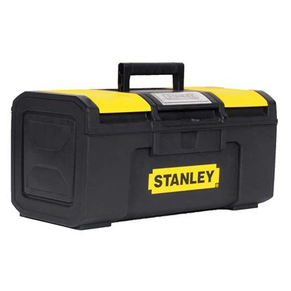 Immagine di CASSETTA JUMBO STANLEY, PORTAUTENSILI 19", 2 ORGANIZER AMOVIBILI, VASHETTA ESTRAIBILE, 48,6X27,6XH23,2 CM