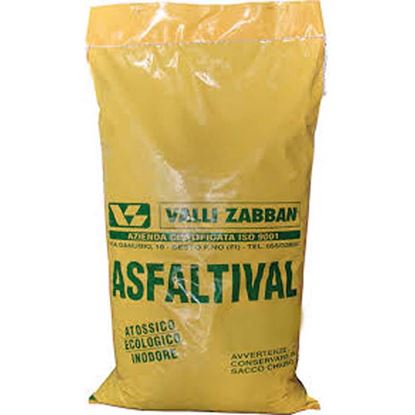 Immagine di ASFALTIVAL VALLI ZABBAN, CONGLOMERATO BITUMINOSO A FREDDO, SATURAZIONE BUCHE, CHIUSURA SCAVI, 25 KG