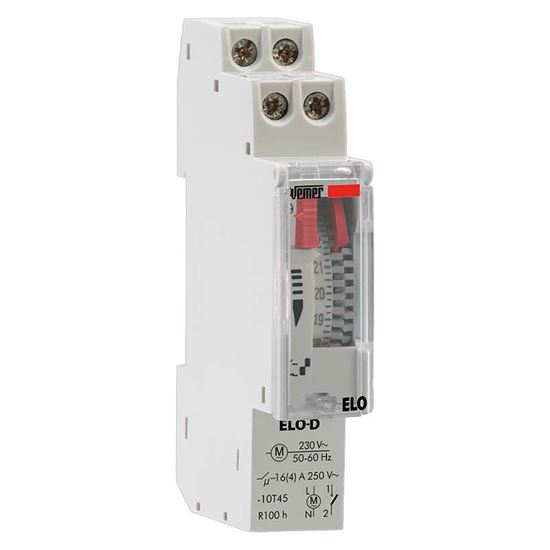 Immagine di OROLOGIO MECCANICO GIORNALIERO ELO-D, 1 MODULO, ALIMENTAZIONE 230 V