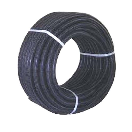 Immagine di TUBO CORRUGATO, COLORE NERO, C/TIRAFILO 25 MT, Ø32 MM