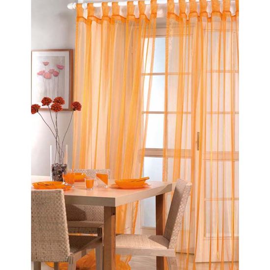 Immagine di COPPIA TENDE SMERALDO, ORGANZA CREPE, 140XH280 CM, COLORI ASSORTITI