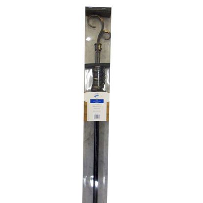 Immagine di BASTONE IN FERRO ESTENSIBILE, Ø 16/19 MM, 120/210 CM, SCRICCIO, COLORE NERO/RAME