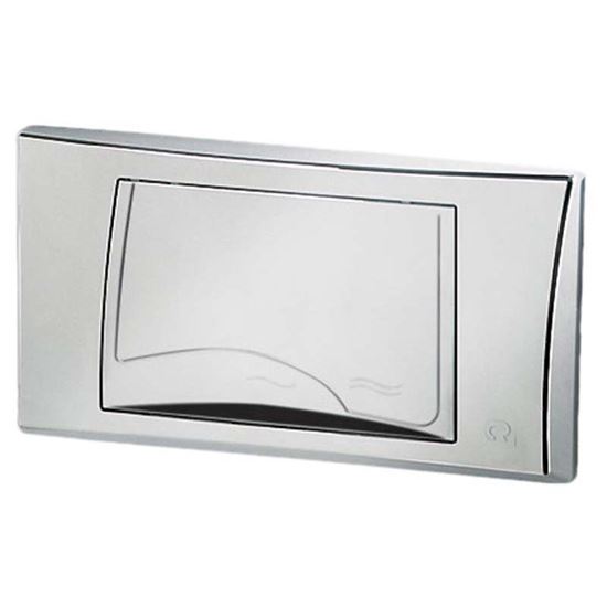 Immagine di PLACCA CROMATA CR, FUSION, DUE TASTI PER CASSETTA INCASSO