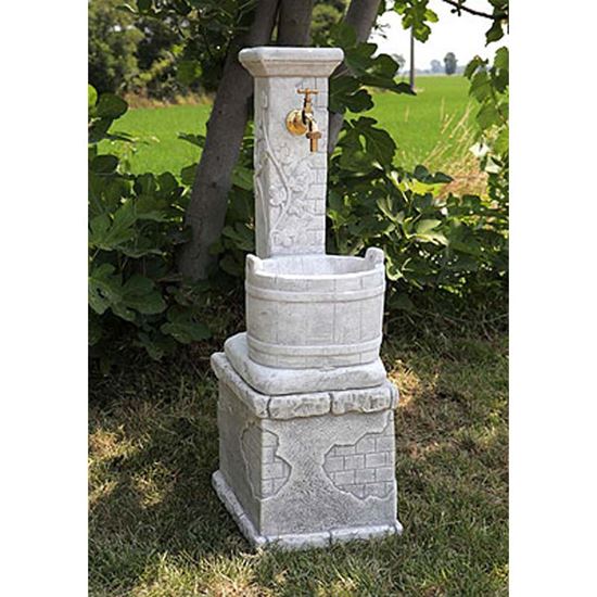 Immagine di FONTANA VILLARASCA, 27X37XH63 CM, COLORE GRIGIO