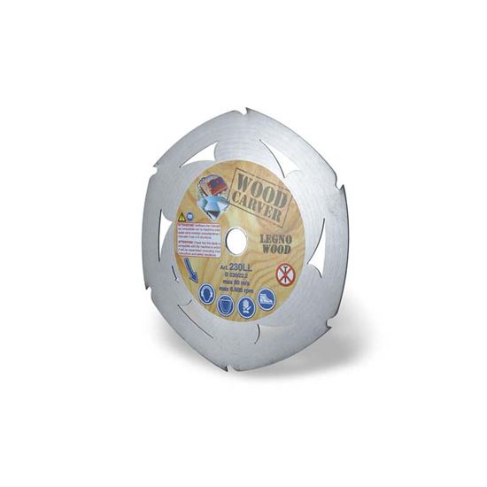 Immagine di DISCO MONTOLIT, LAMA CIRCOLARE PER LEGNO, PER SMERIGLIATRICE, Ø 230 MM