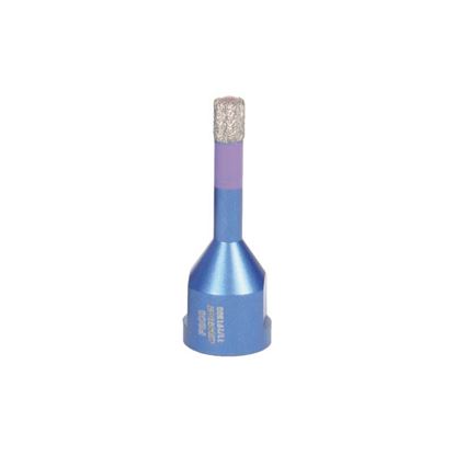 Immagine di FRESA DIAMANTATA MONTOLIT, MONDRILLO, FORATURA A SECCO PER GRESS/CERAMICA DURA/GRANITO/MARMO, FILETTO M14, Ø 10 MM