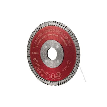 Immagine di DISCO DIAMANTATO, CORONA TURBO, CON ANIMA RINFORZATA, PER GRES PORCELLANATO E CERAMICA, Ø 115 MM