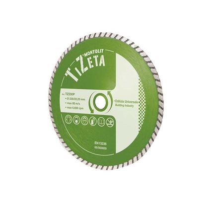 Immagine di DISCO DIAMANTATO MONTOLIT, CORONA TURBO, PER MATERIALI EDILI, Ø 230 MM