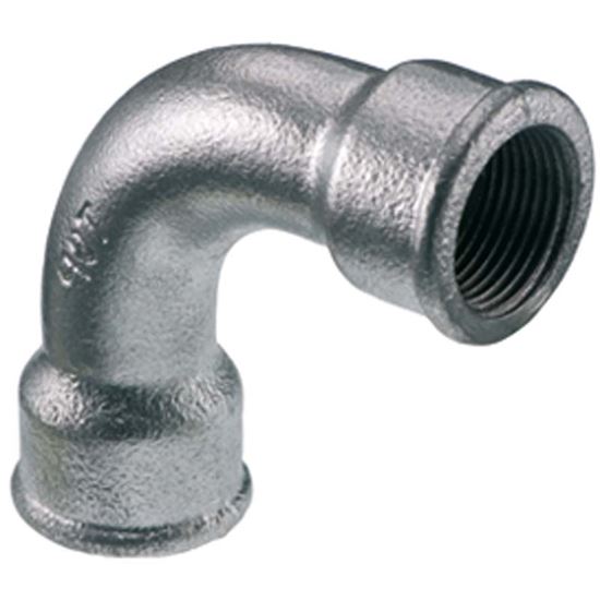 Immagine di CURVA ZINCATA A 90°, FIGURA 2, FF 3/4"