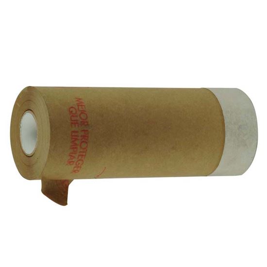 Immagine di CARTA DI PROTEZIONE, CON ADESIVO, IDEALE PER LA PROTEZIONE DURANTE LA PITTURA, 0,30X20 MT