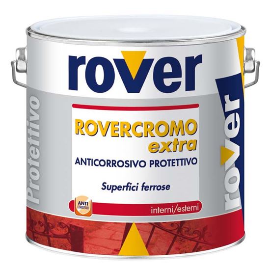 Immagine di ANTICORROSIVO ROVERCROMO, ANTIRUGGINE PROTETTIVO, COLORE ROSSO, 2,5 LT