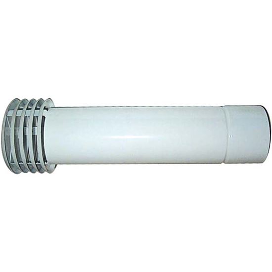 Immagine di ESALATORE FUMO, SMALTATO BIANCO, H 450 MM, Ø 130 MM