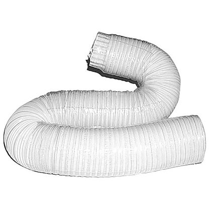Immagine di TUBO ALLUMINIO COMPRESSO, COLORE BIANCO, 1X3 MT, Ø 130 MM