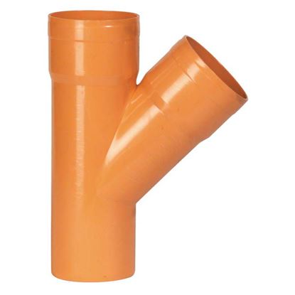 Immagine di DERIVAZIONE 45° IN PVC, Ø 125 MM