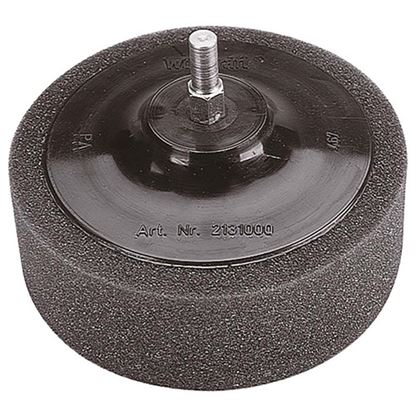 Immagine di TAMPONE IN SPUGNA, PER LUCIDATURA A CERA O CON PASTE, CODOLO Ø 8 MM, Ø 120 MM