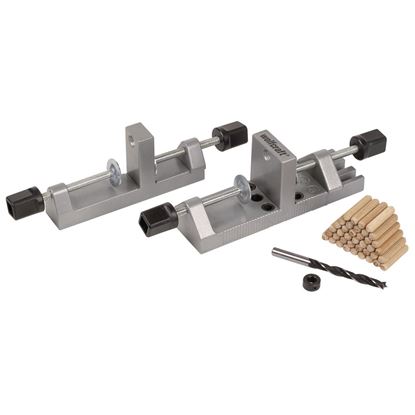Immagine di DISPOSITIVO PER SPINATURA PROFESSIONALE, X SPINE Ø 6/8/10 MM, PUNTA LEGNO Ø 8 MM, ARRESTO PROF., 40 SPINE LEGNO Ø 8 MM