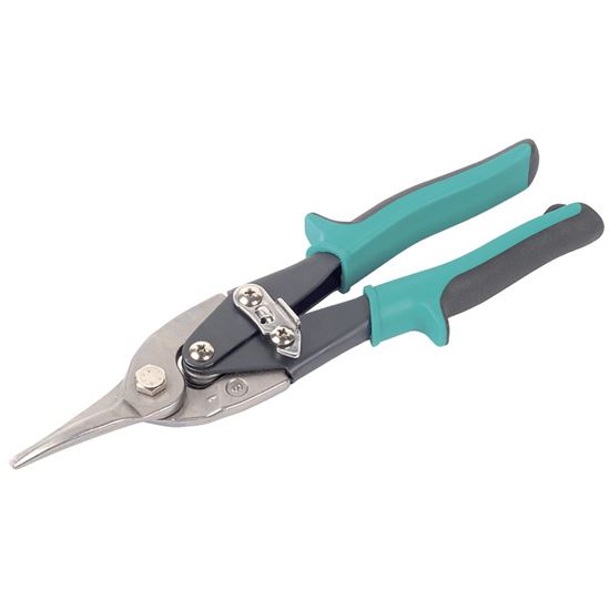 Immagine di FORBICI PER PROFILI IN METALLO, TRASMISSIONE A LEVA, LAME CON MICRODENTATURA, TAGLIO DRITTO, 255 MM