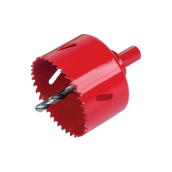 Immagine di SEGA A TAZZA BIMETALLICA, ADATTA X LEGNO, ACC., MATERIE SINTETICHE, CARTONG., CODOLO ESAG., PROF.TAGLIO 40 MM, Ø 29 MM