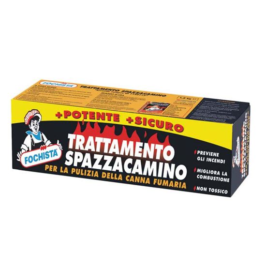 Immagine di TRATTAMENTO SPAZZACAMINO, PER LA PULIZIA DELLA CANNA FUMARIA, 1,3 KG