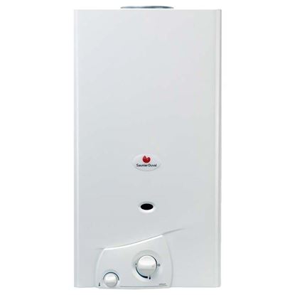 Immagine di SCALDABAGNO SAUNIER-DUVAL, OPALIA C11 E-A/1, CAMERA APERTA, ACCENSIONE A PILE, PORTATATA (AT 25°C) 11 LT/MIN, ALIM. GPL