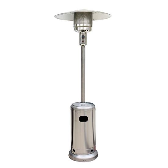 Immagine di RISCALDATORE A RAGGI INFRAROSSI, ACCENSIONE PIEZOELETT., VALVOLA ANTICADUTA, H 210 CM, STRUTT.ACCIAIO INOX, 20,5 KG