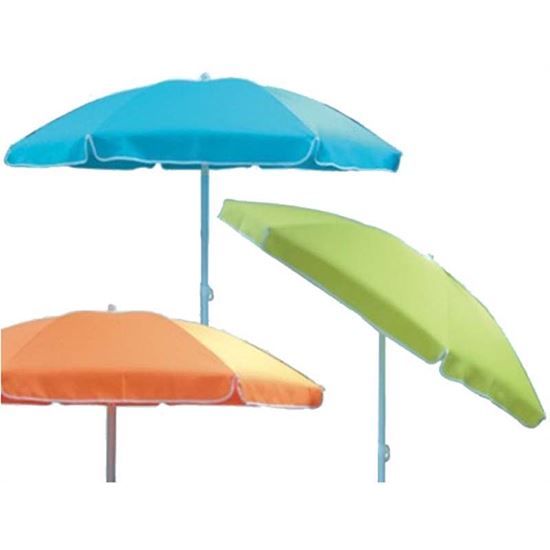 Immagine di OMBRELLONE SPIAGGIA, TELO IN POLIESTERE, PALO IN ALLUMINIO 32/32 MM, 180XH200 CM