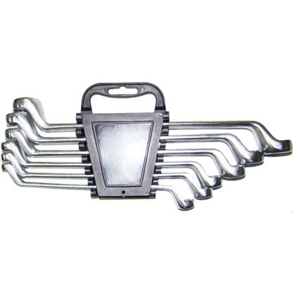 Immagine di SET 6 CHIAVI POLIGONALI, CHROMO VANADIUM, 10-22 MM