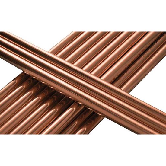 Immagine di TUBO RAME NUDO, VERGHE, 22X1 MM, PREZZO AL METRO