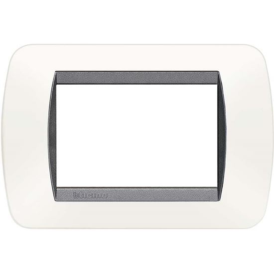 Immagine di PLACCA 3 POSTI, PLASTICA, LIVING INT., BIANCO