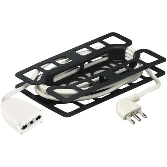 Immagine di PROLUNGA, SPINA 2P+T 16 A, PRESA BIPASSO 10/16 A, 3X1,5 MM, 5 MT, COLORE BIANCA