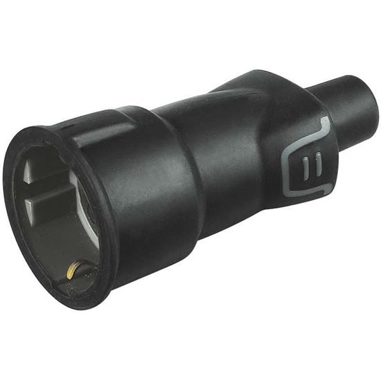 Immagine di PRESA VOLANTE, CAUCCIÙ, 2P+T 16 A, TEDESCA, IP44