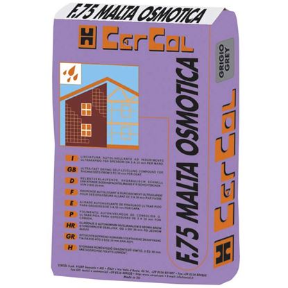 Immagine di MALTA CEMENTIZIA OSMOTICA, IMPERMEABILE, PER MURATURE INTERRATE, STRUTTURE DI CONTENIMENTO D'ACQUA E CANTINE, 25 KG