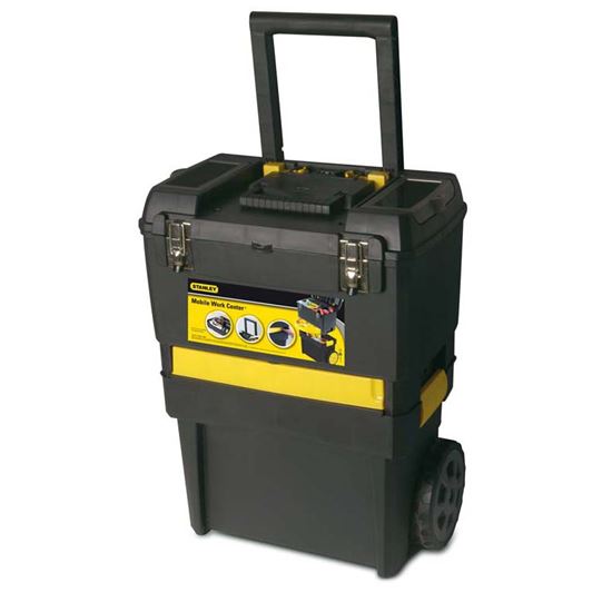 Immagine di TROLLEY PORTAUTENSILI, PORTAMINUTERIE CENTRALE, MANIGLIONE PIEGHEVOLE