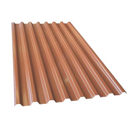 Immagine di LASTRA GRECOLINA, PER COPERTURA CARICO DI ROTTURA 871 KG/MQ , COLORE ROSSO, 200X106 CM