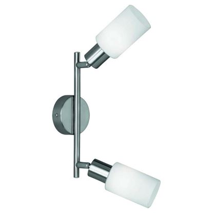 Immagine di BARRA MARS 2 FARETTI, 2X40W, E14, NICKEL